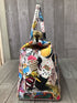 Pop Art Alice Multi-Color Satchel Genuine Italian Leather Purse