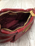 Prada Vitello Shine Leather Pouch Amaranto 1N1422 Pre-owned