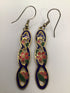 Vintage Cloisonne Drop Earrings