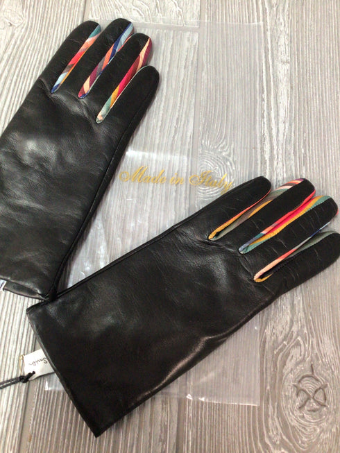 Paul Smith Signature Stripe Gloves Size 7