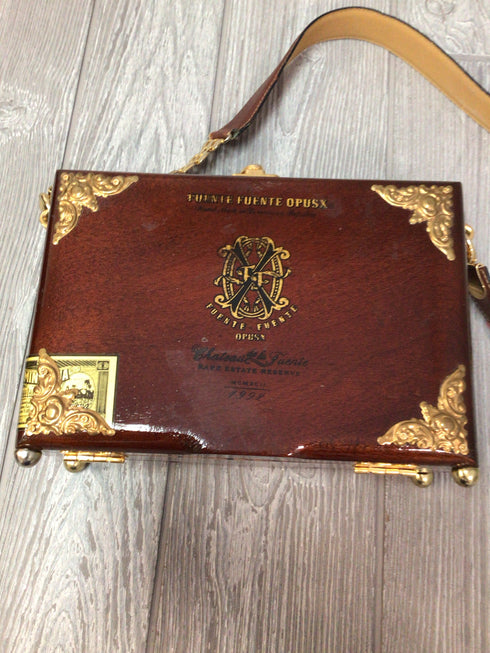 Embellished Cigar Box Purse