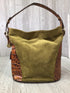 Brahmin Hobo Suede Leather