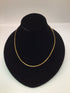 14k Gold Serpentine Necklace 17"