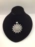 Merav Sterling & 18k sunflower Pendant
