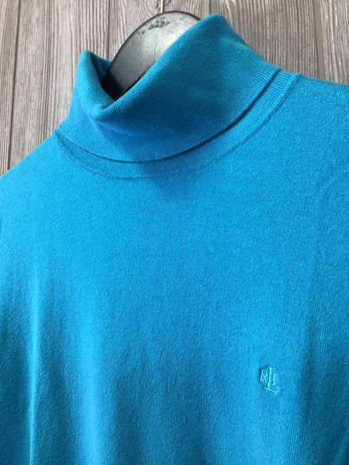 Lauren Silk Turtleneck Sweater Size Large