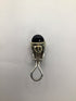 David Yurman Silver Onyx Tourmaline Shrimp Cable Earrings Vintage Estate
