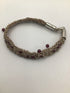 Handmade Silver Garnet Bracelet