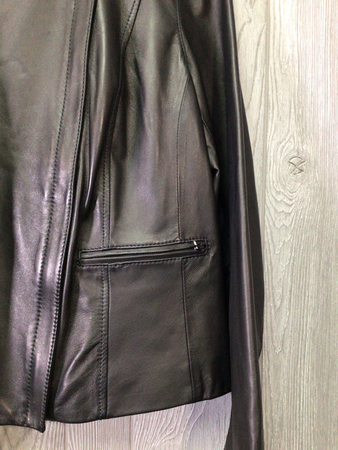 Talbot Moto Leather Jackets Size 14P