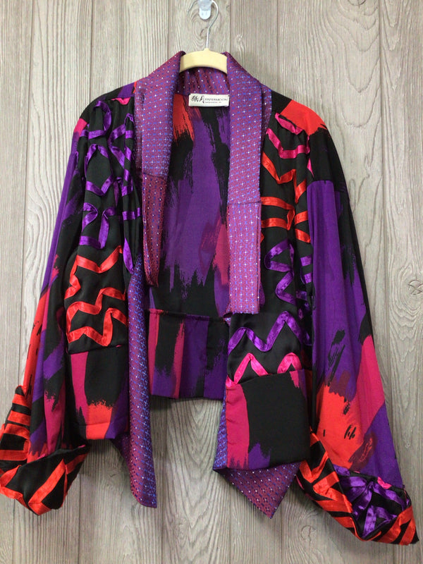 Papermoon short sutache Cardigan size Large