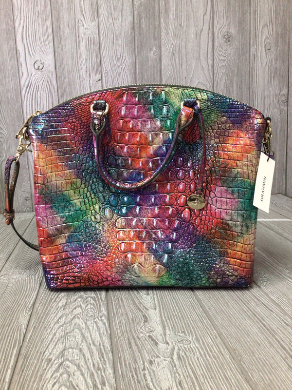 Brahmin Large Duxbury Satchel Argyle Melbourne Leather Purse pre-owned