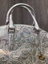 Brahmin Chrome Estonia Large Duxbury Satchel Leather New with Tags snowflake