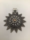 Merav Sterling & 18k sunflower Pendant
