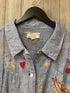 Johnny Was Workshop Linen Jacket Size X-Large