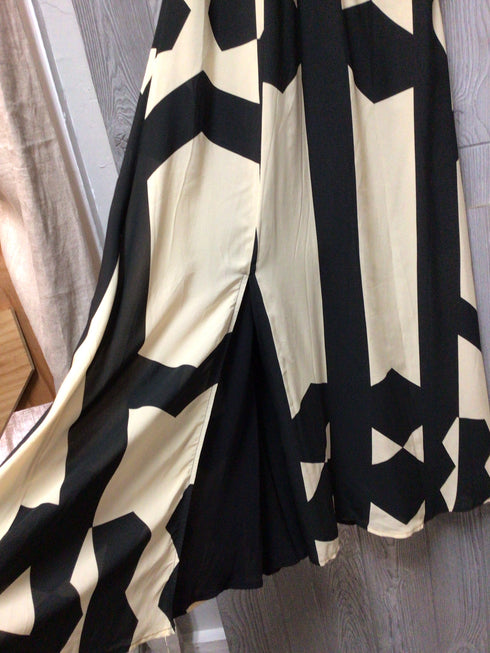 Vince Camuto Mixed-Knit Maxi Dress Size Large