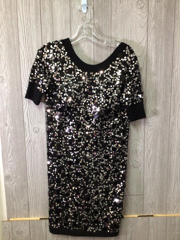 Moschino Wool Sequined Knit Dress Size Small