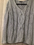 Lafayette 148 Sweater cable Metallic Size Medium