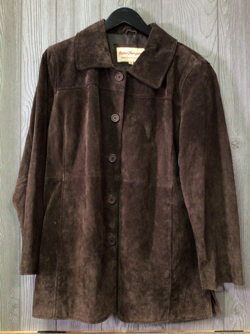 Norm Thompson Suede Jacket Size Large