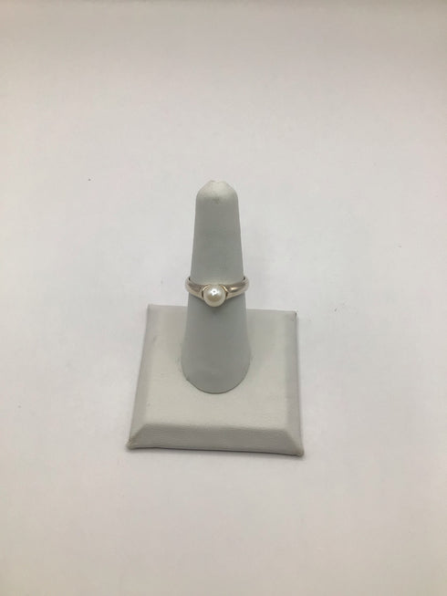 Pearl Ring Sterling sz 7