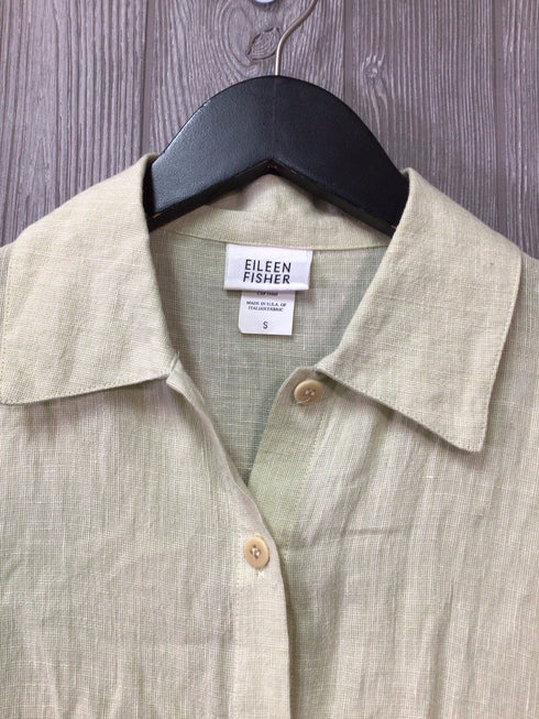 Eileen Fisher Shirt Dress Linen blend Size Small pre-owned