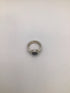Silver Round Hematite Ring