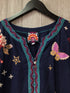 Johnny Was Dress Linen Size X-Large