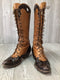 D.W. Frommer II Packer Cowboy Boots Handmade Rare Vintage Women's Size 8