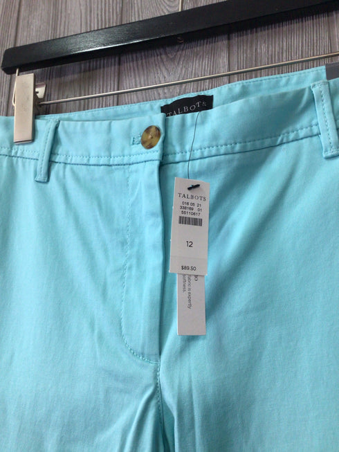 Talbots Relaxed chino Pants Size 12 New