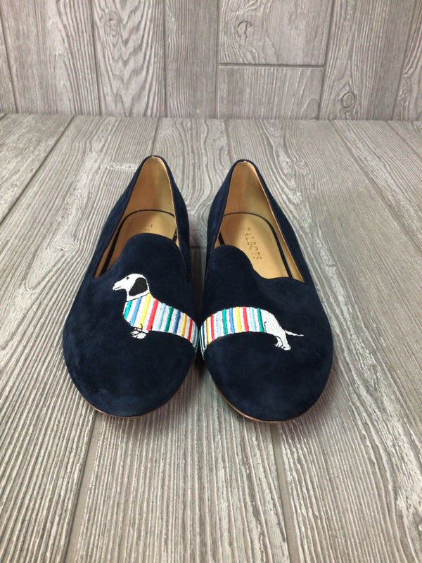 Talbots Dachshund suede Flats Size 8.5