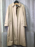Burberry Vintage Lined Raincoat Size 10L 1966 Belt