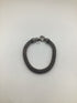 Silver Popcorn Mesh Set Necklace + Bracelet