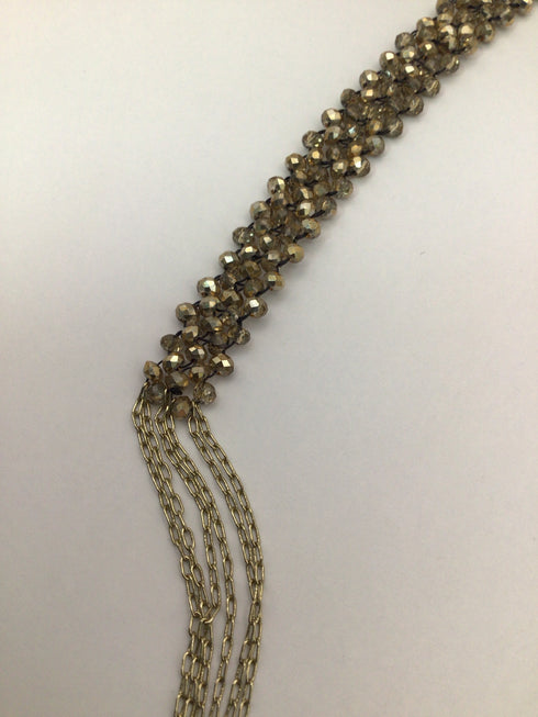 Millianna Loomed Crystal Necklace