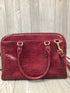 Brahmin Marissa Cherry Lacquer Zostera Leather Satchel