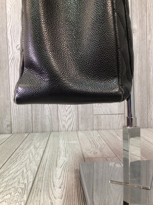 Chanel Grand Shopping Tote Quilted Caviar Leather Vintage GST