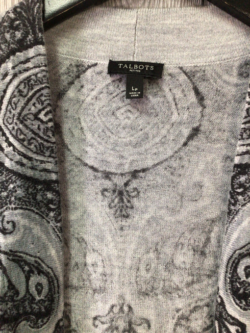 Talbots Cardigan Lambswool bl Size Large/Petite