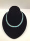 Turquoise Inlay Necklace 950 silver Vintage