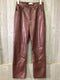 Abercrombie+ Fitch Vegan Leather 90s straight Pants Size 4 pre-owned