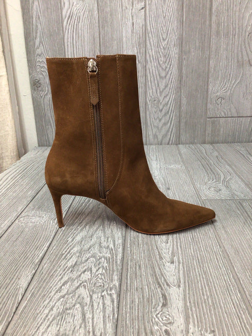 Schutz Boots Nubuck Suede Heel Size 7.5 New