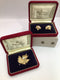 Mikimoto Brooch Earring set 14k Gold 6mm Akoya Pearl Estate