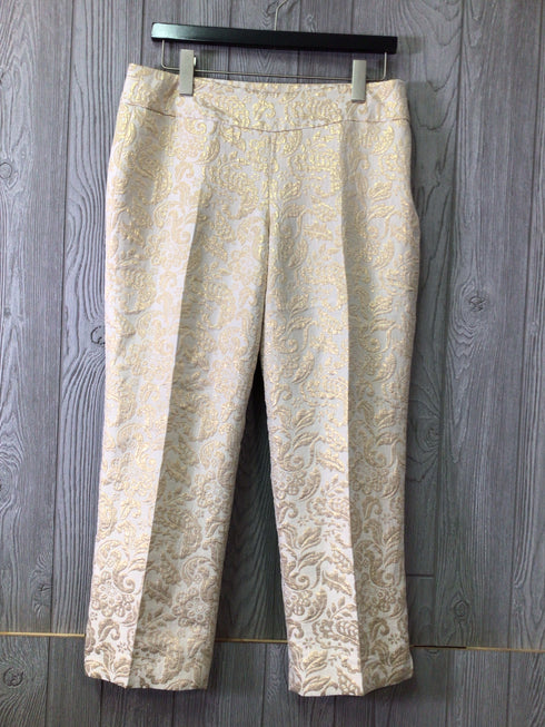 Lilly Pulitzer Pants Gold Metallic Party Size 6