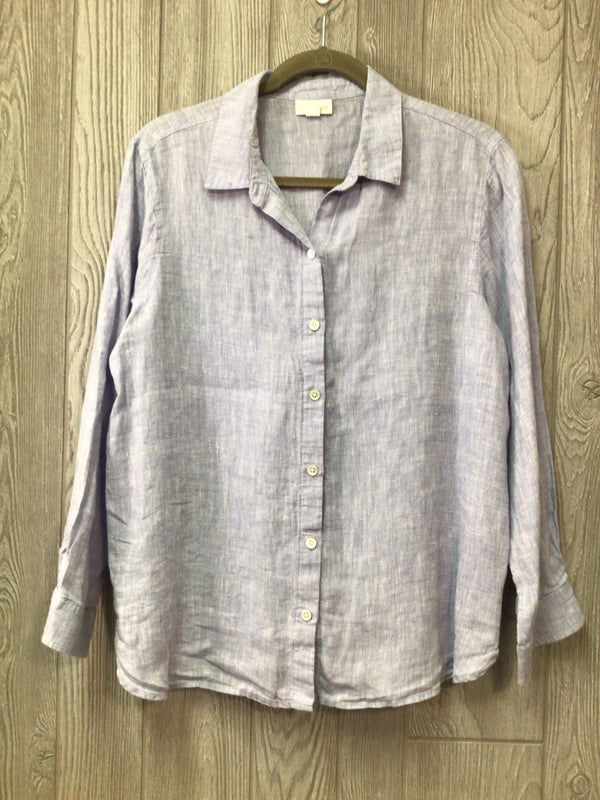 J Jill Linen Shirt Size Medium-Petite