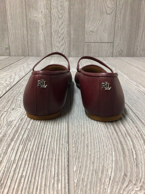 Lauren Leather Flats Size 10 New