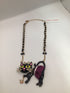 Betsey Johnson Black Cat Necklace New