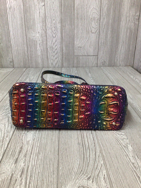 Brahmin Technicolor Melbourne Large Duxbury Satchel Leather