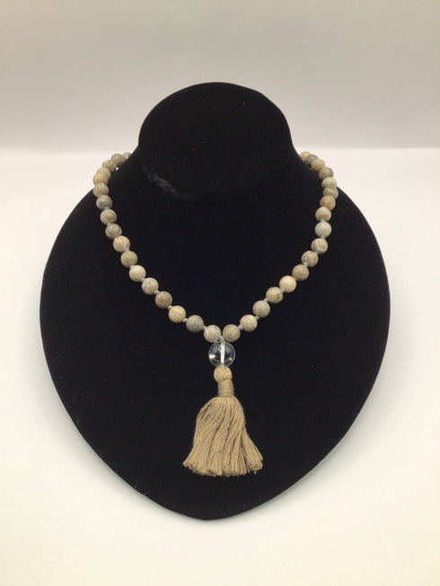 Taupe Agate Necklace