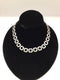 Tiffany & Co. Silver square cushion Link Necklace Estate Pre-owned