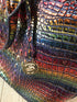 Brahmin Technicolor Melbourne Large Duxbury Satchel Leather