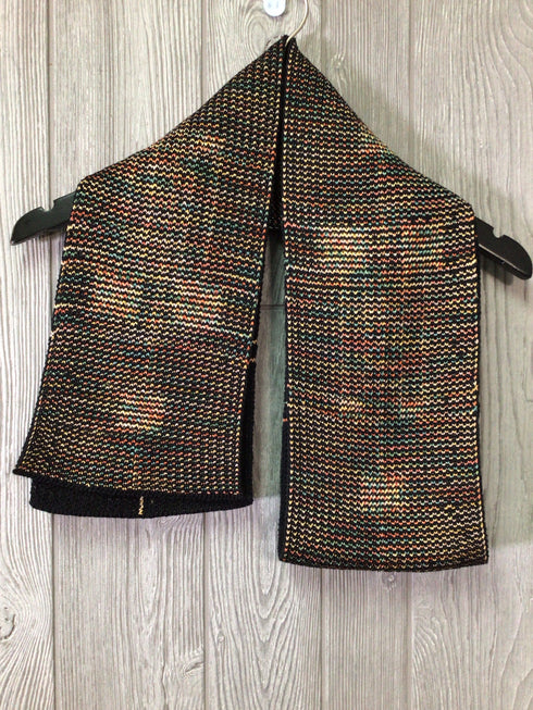 Fern Wayne Fiber Art Knit Scarf Vintage
