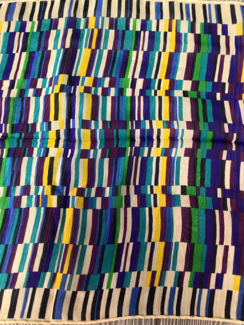 Missoni Rectangles print Silk Scarf