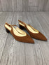 Sarah Flint Suede Slingbacks Size 10 New