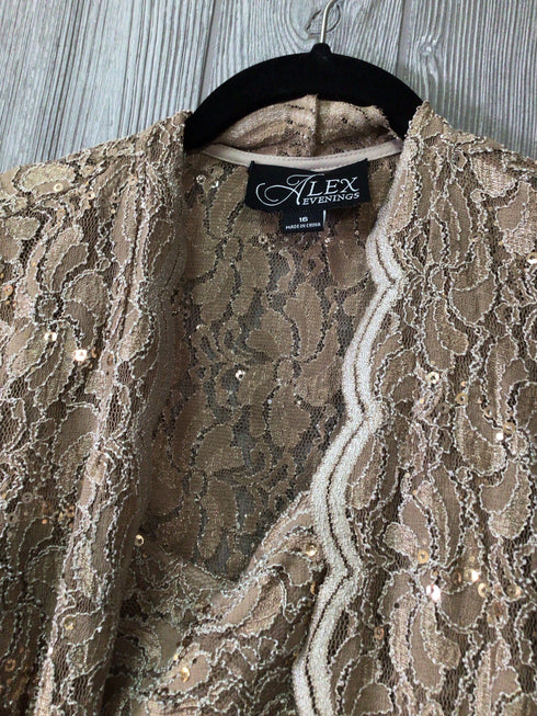 Alex Evenings Dress Set Size 16